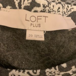 Loft plus size sweater dress